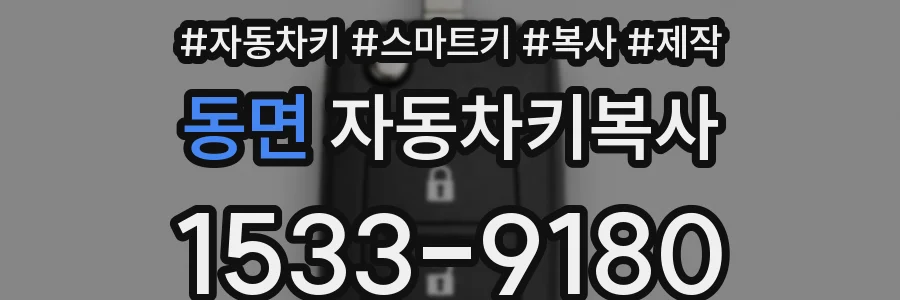 동면 자동차키복사