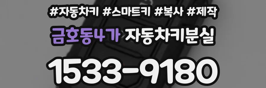 금호동4가 자동차키분실
