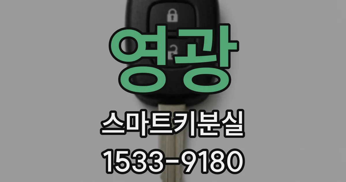 영광 스마트키분실