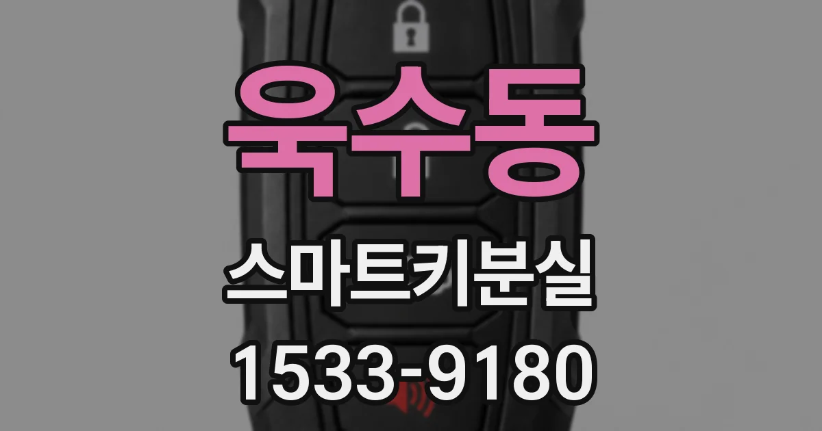 욱수동 스마트키분실