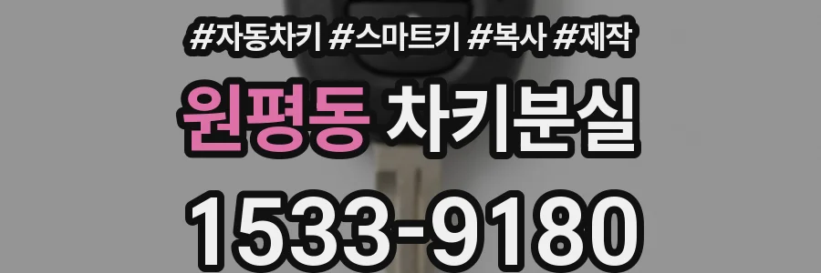 원평동 차키분실