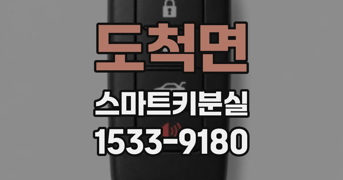 도척면 스마트키분실