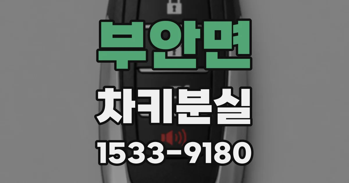 부안면 차키분실
