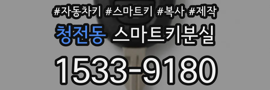청전동 스마트키분실