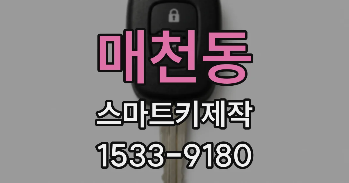 매천동 스마트키제작