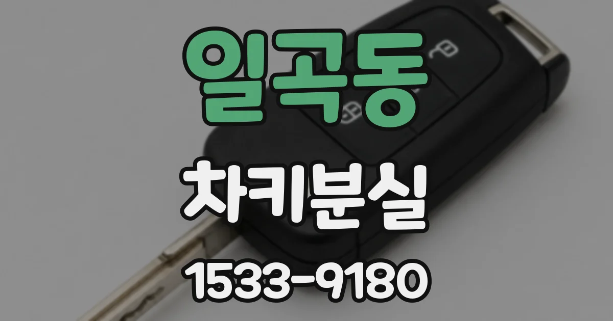 일곡동 차키분실