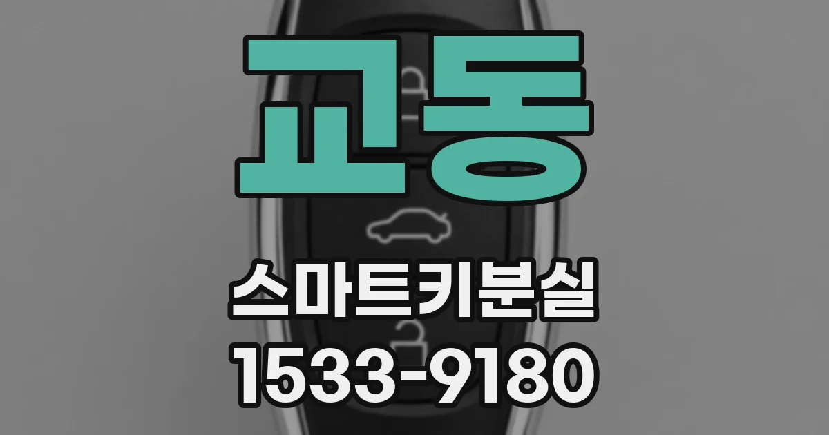 교동 스마트키분실