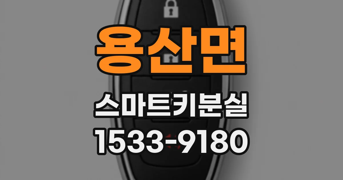 용산면 스마트키분실