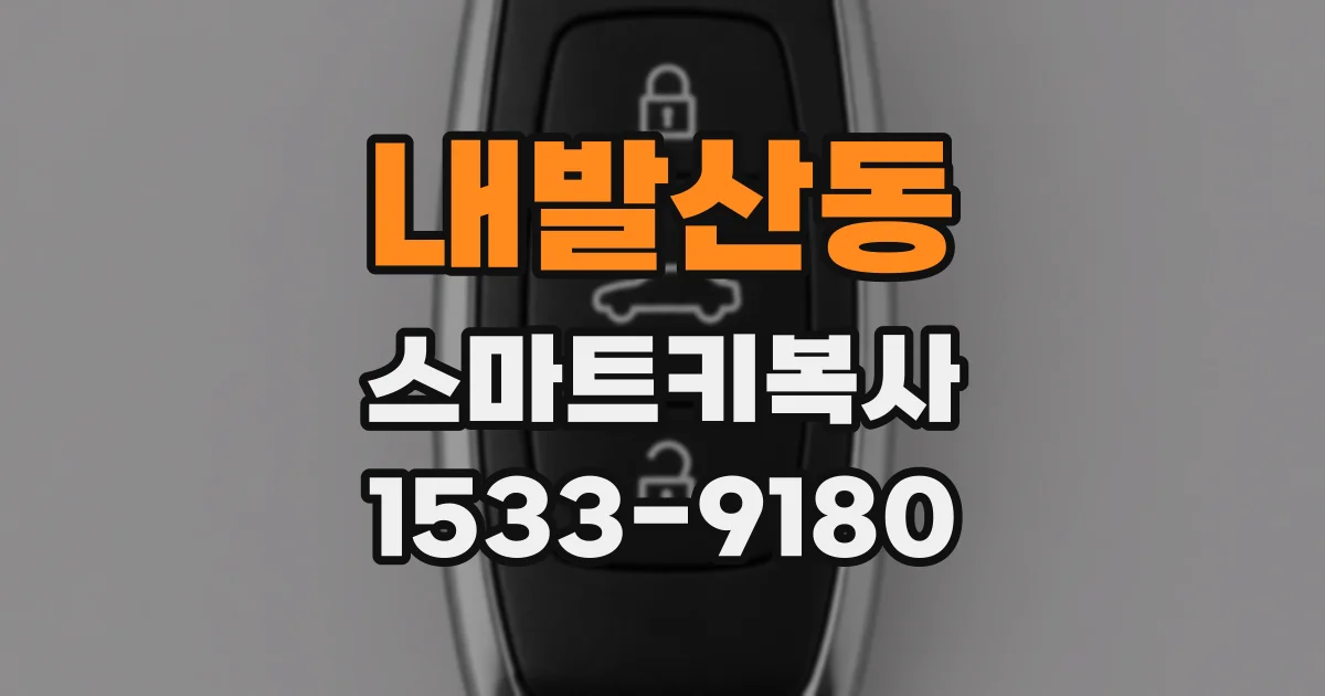 내발산동 스마트키복사