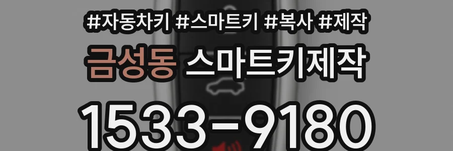 금성동 스마트키제작