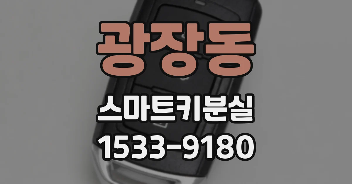 광장동 스마트키분실