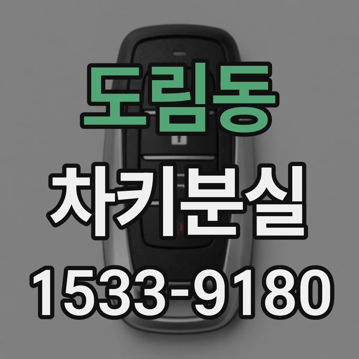 도림동 차키분실