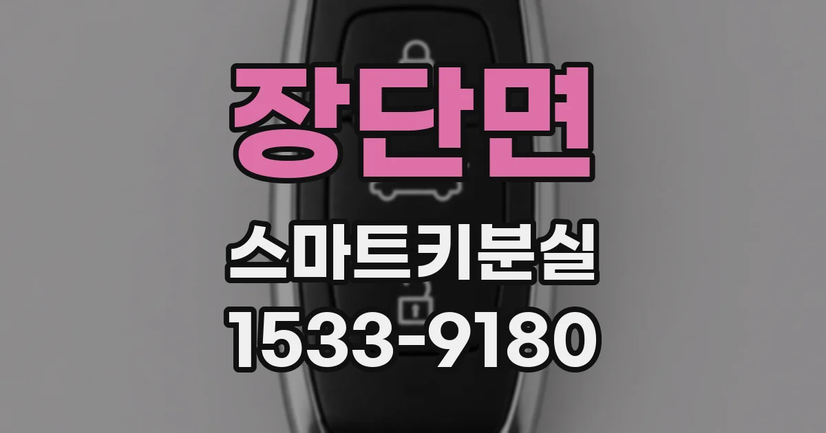장단면 스마트키분실