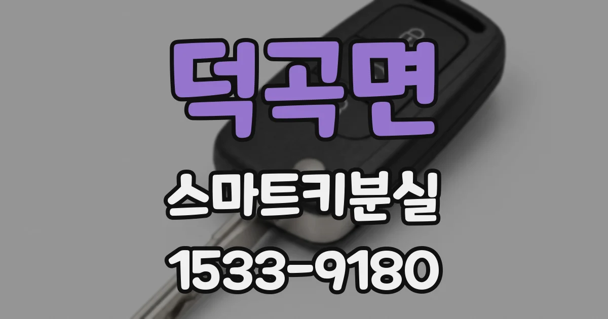 덕곡면 스마트키분실