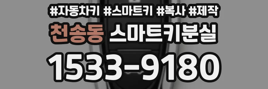 천송동 스마트키분실