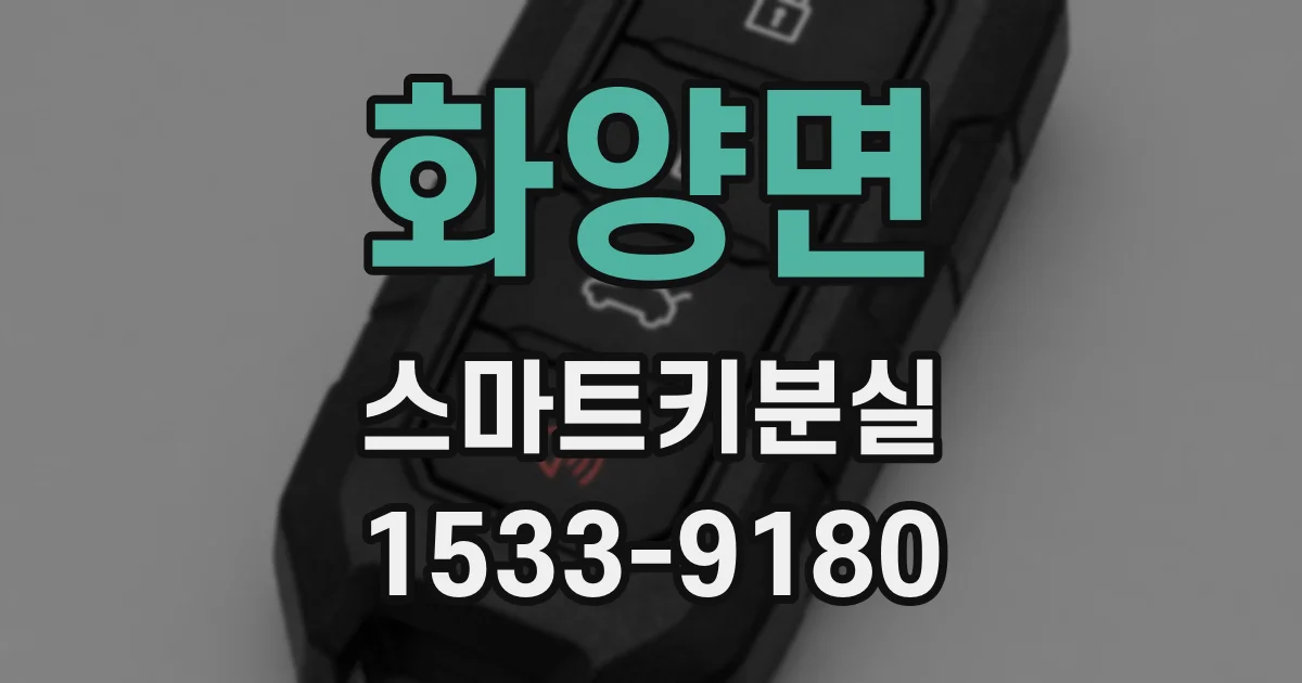 화양면 스마트키분실