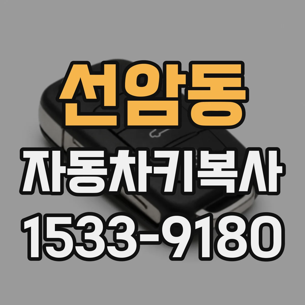 선암동 자동차키복사