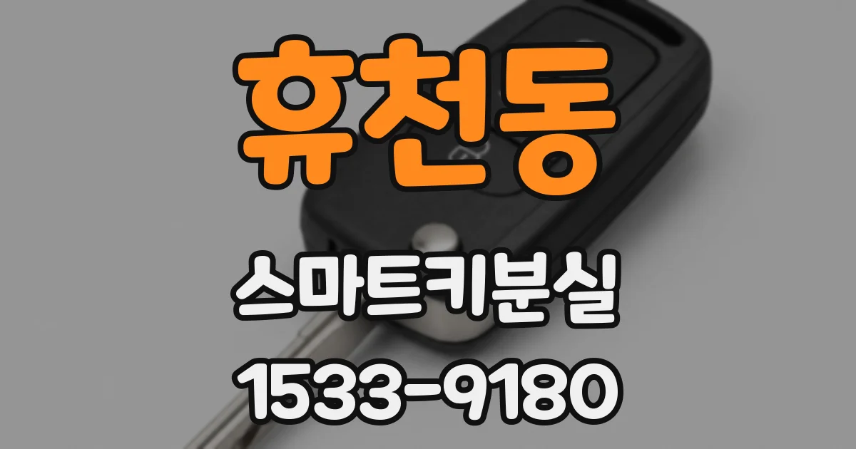 휴천동 스마트키분실