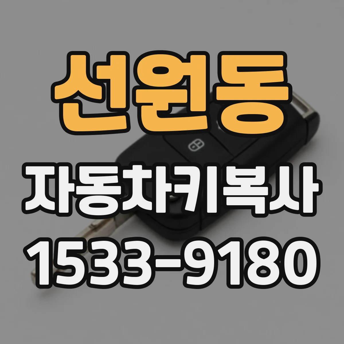 선원동 자동차키복사