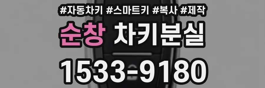 순창 차키분실