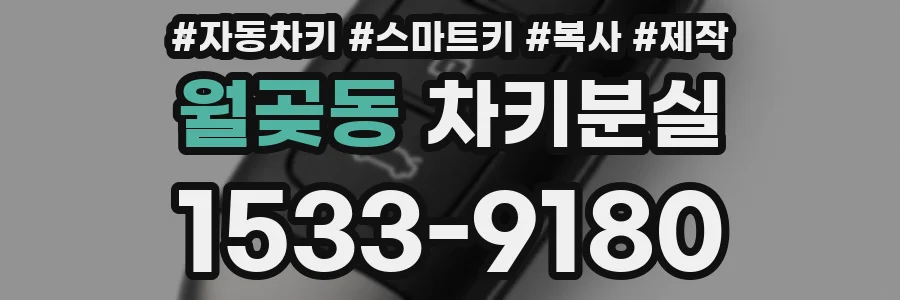 월곶동 차키분실