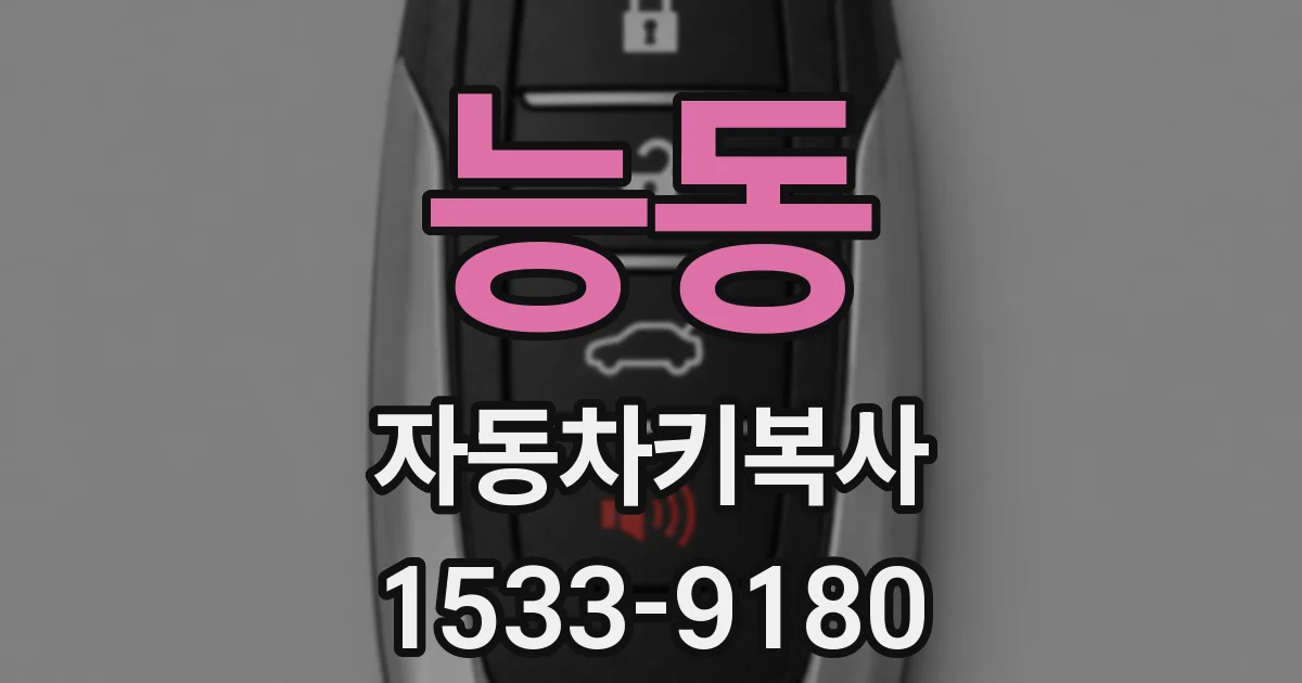 능동 자동차키복사