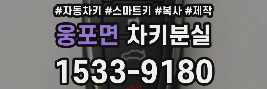 웅포면 차키분실