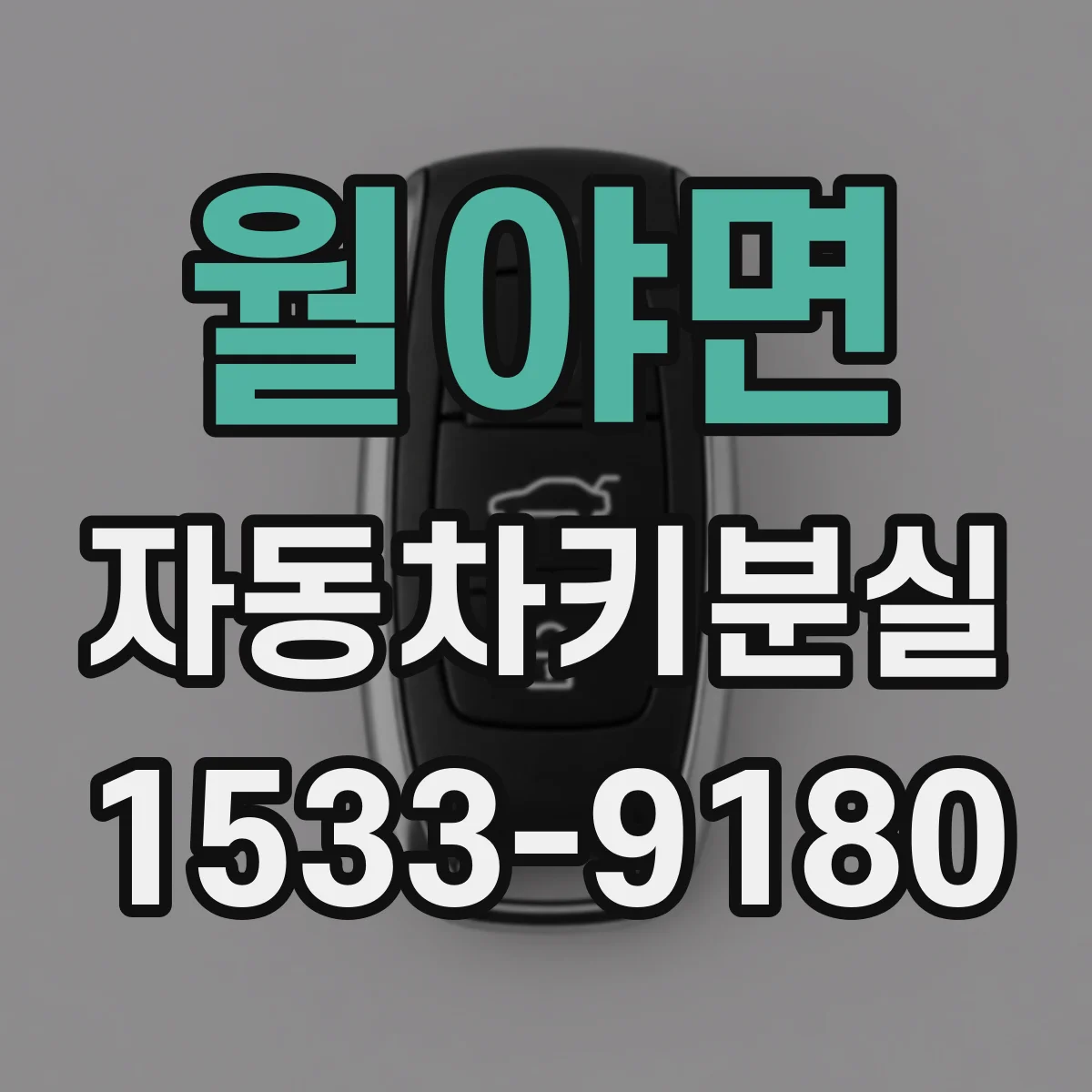 월야면 자동차키분실