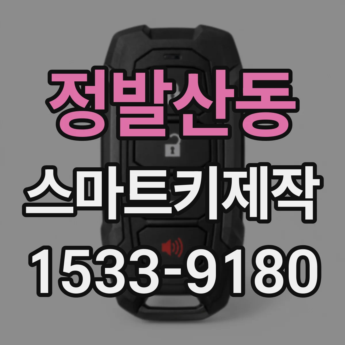 정발산동 스마트키제작