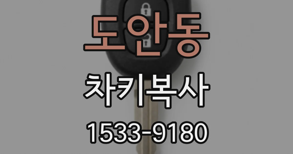 도안동 차키복사