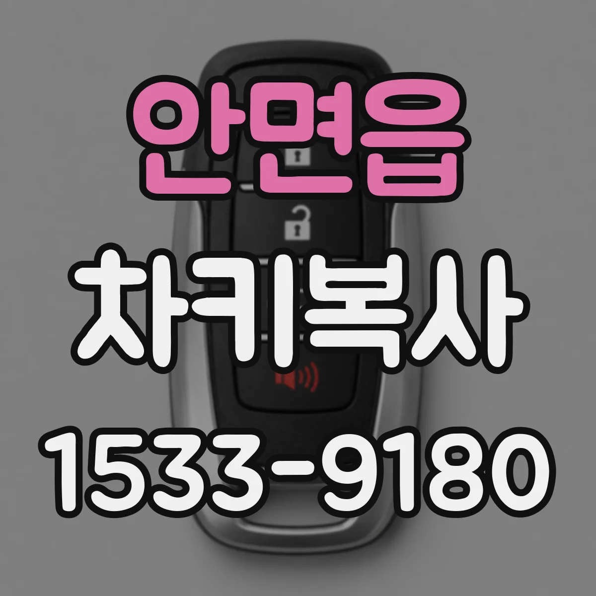 안면읍 차키복사