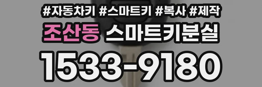 조산동 스마트키분실