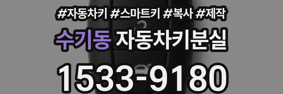 수기동 자동차키분실