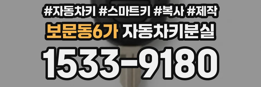 보문동6가 자동차키분실
