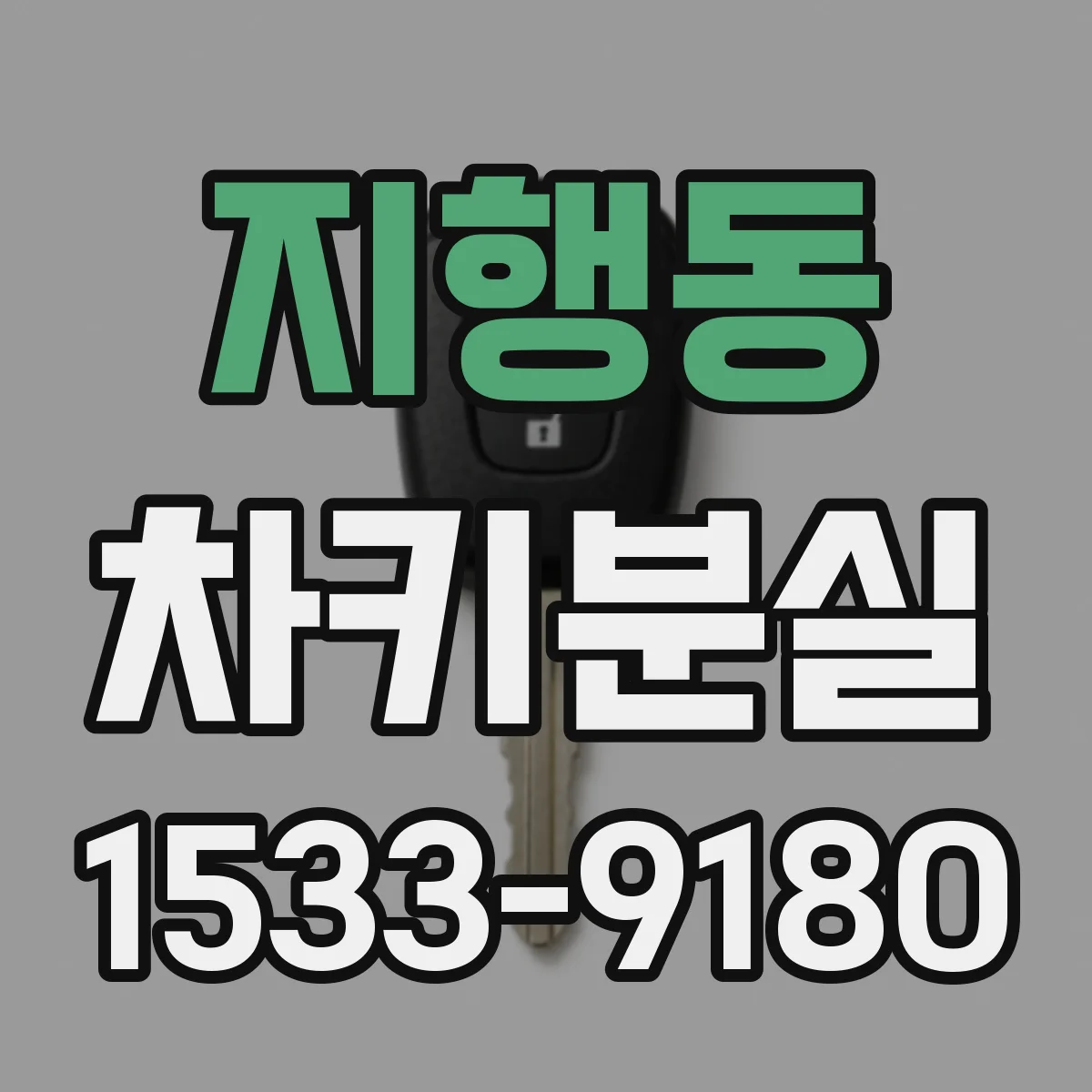 지행동 차키분실