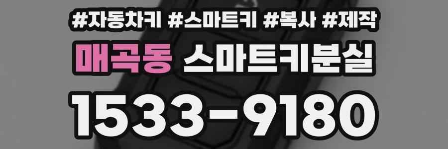 매곡동 스마트키분실