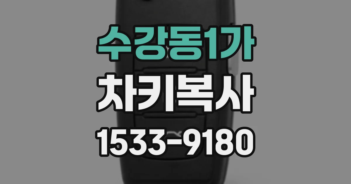 수강동1가 차키복사