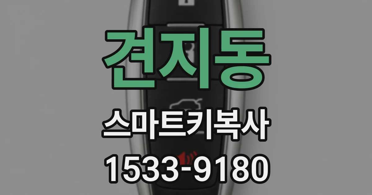 견지동 스마트키복사