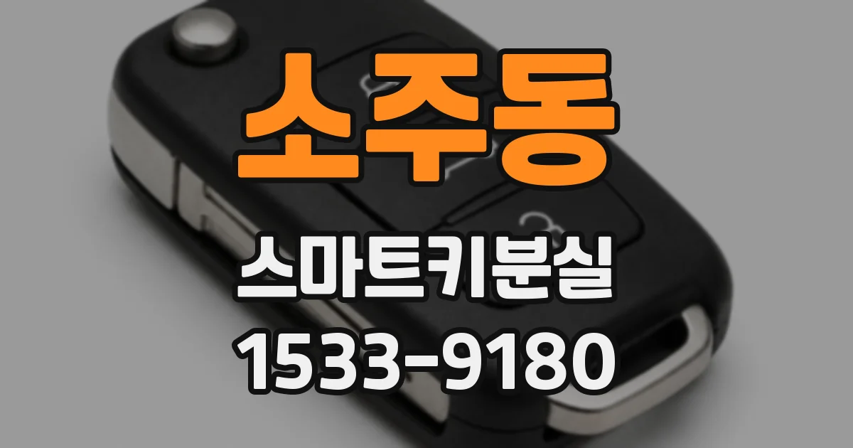 소주동 스마트키분실
