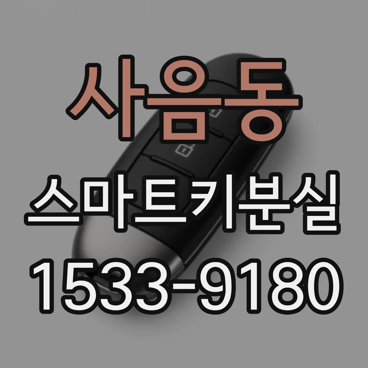 사음동 스마트키분실
