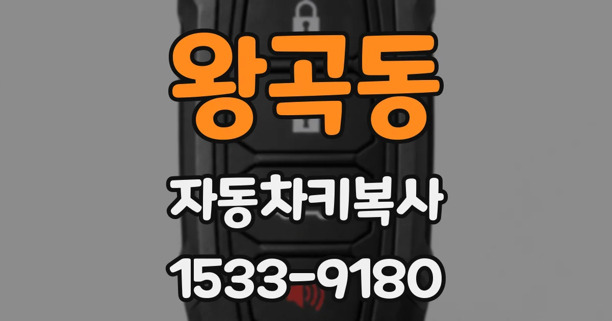 왕곡동 자동차키복사