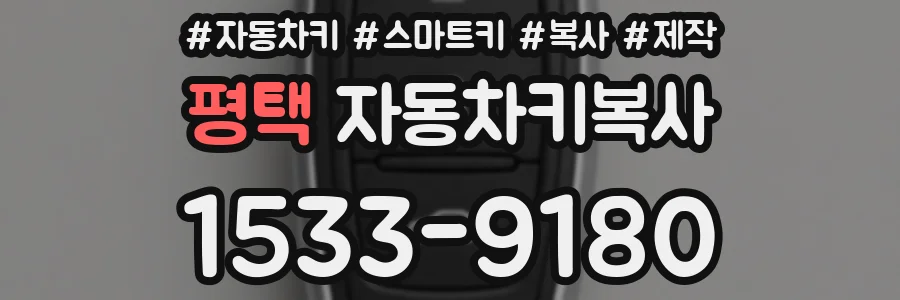 평택 자동차키복사