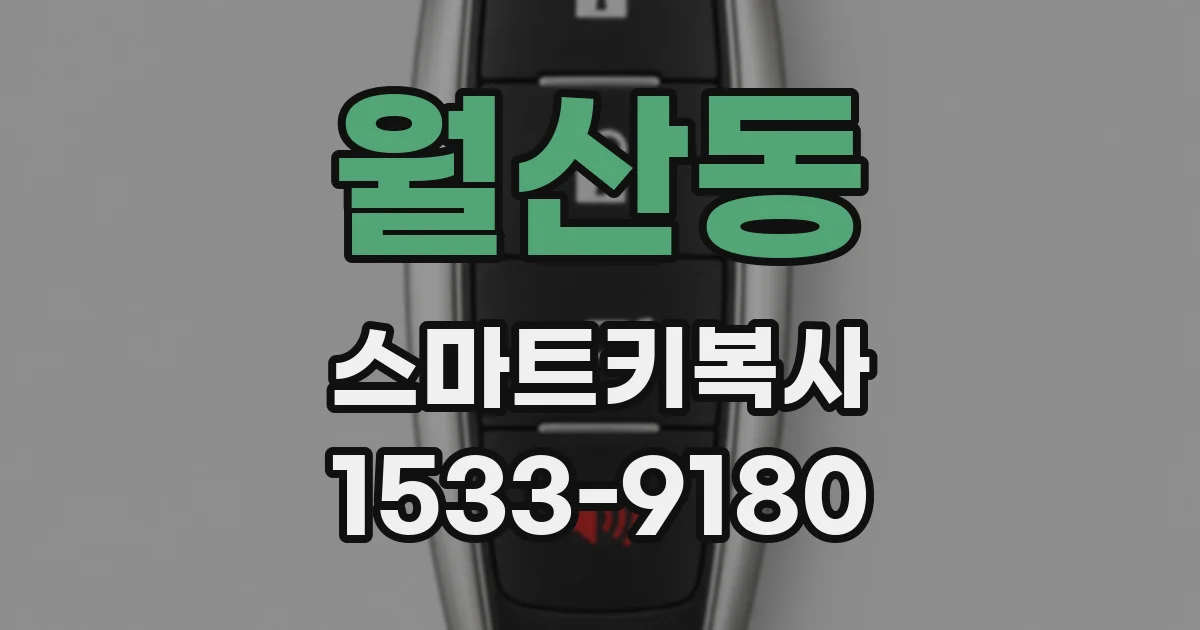 월산동 스마트키복사