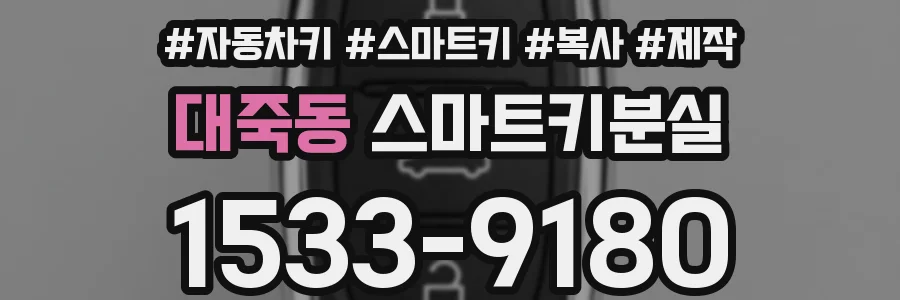 대죽동 스마트키분실