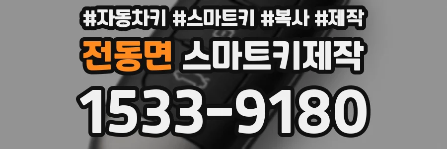 전동면 스마트키제작
