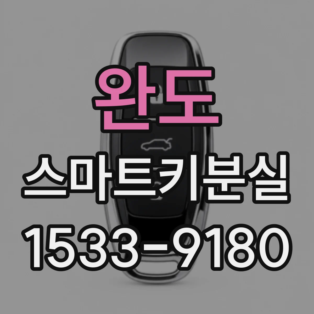 완도 스마트키분실