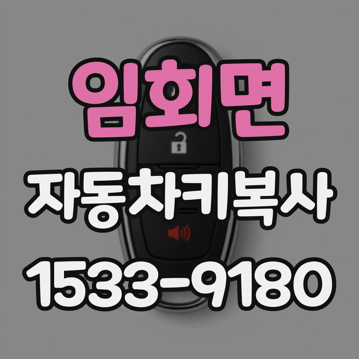 임회면 자동차키복사
