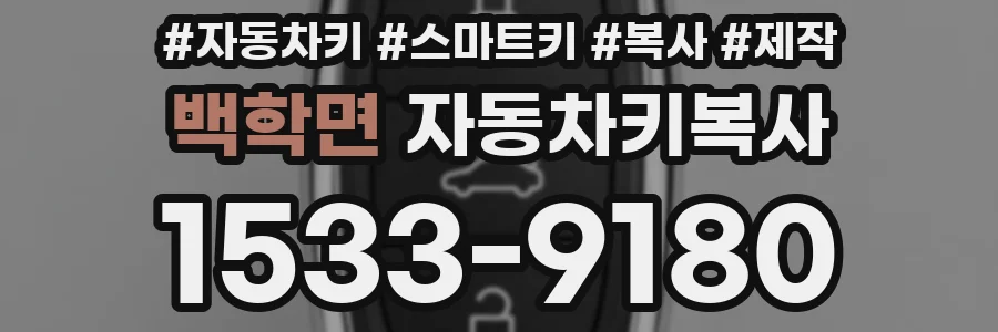 백학면 자동차키복사