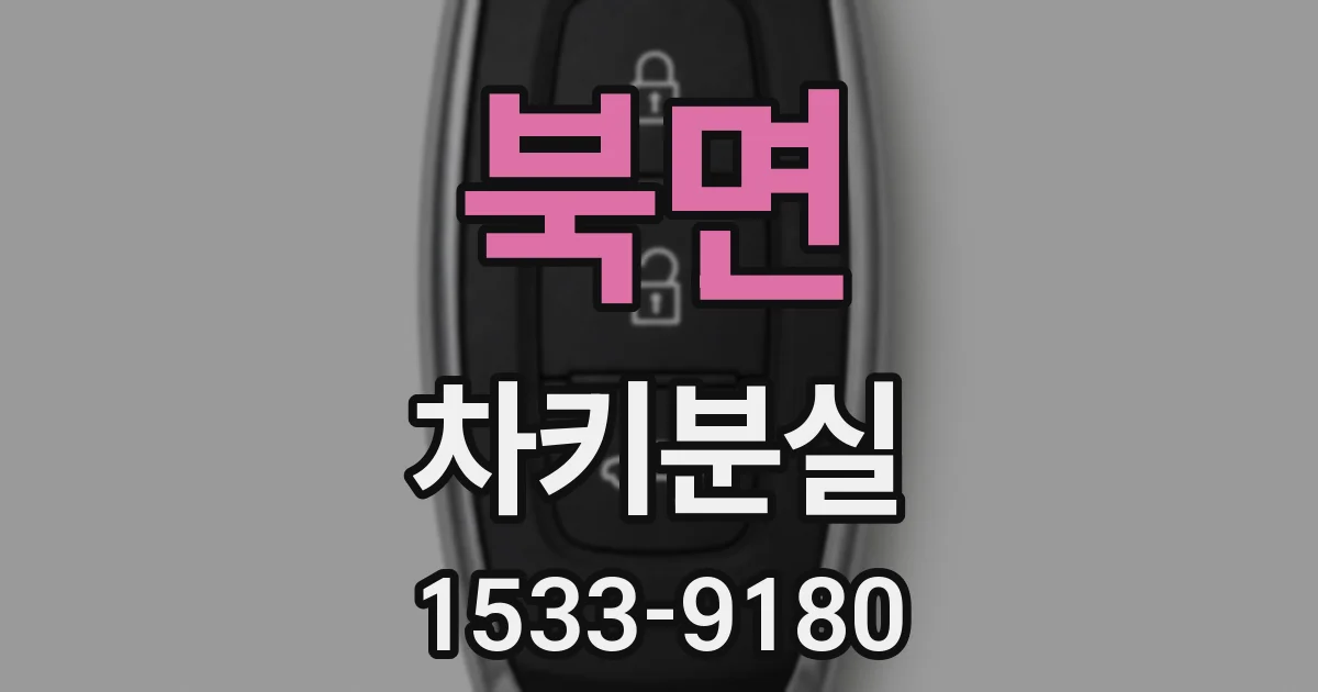 북면 차키분실