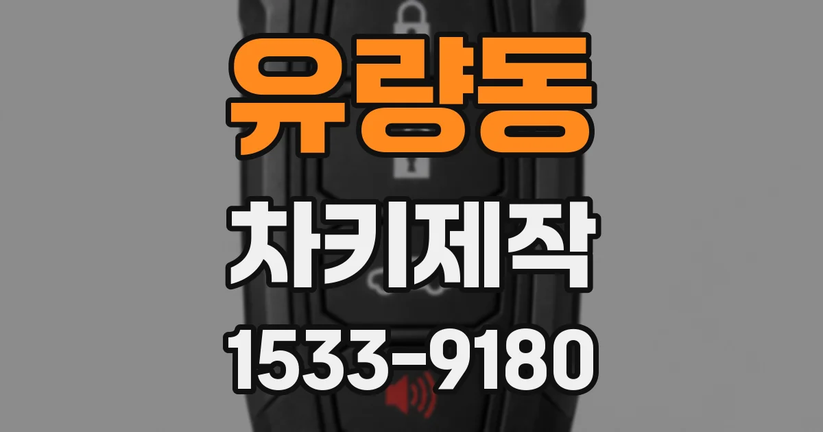 유량동 차키제작